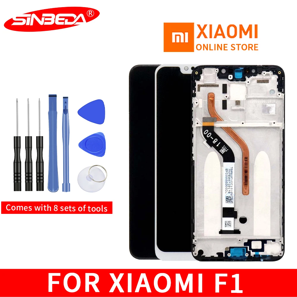 

Original 6.18" For Xiaomi MI Pocophone F1 LCD Display Touch Screen with Frame For Xiaomi F1 LCD Pocophone F1 Display Replacement