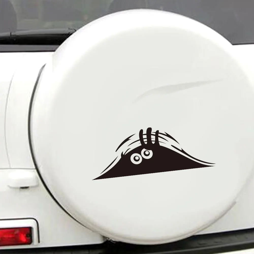 Funny Squint Voyeur Car Sticker picture