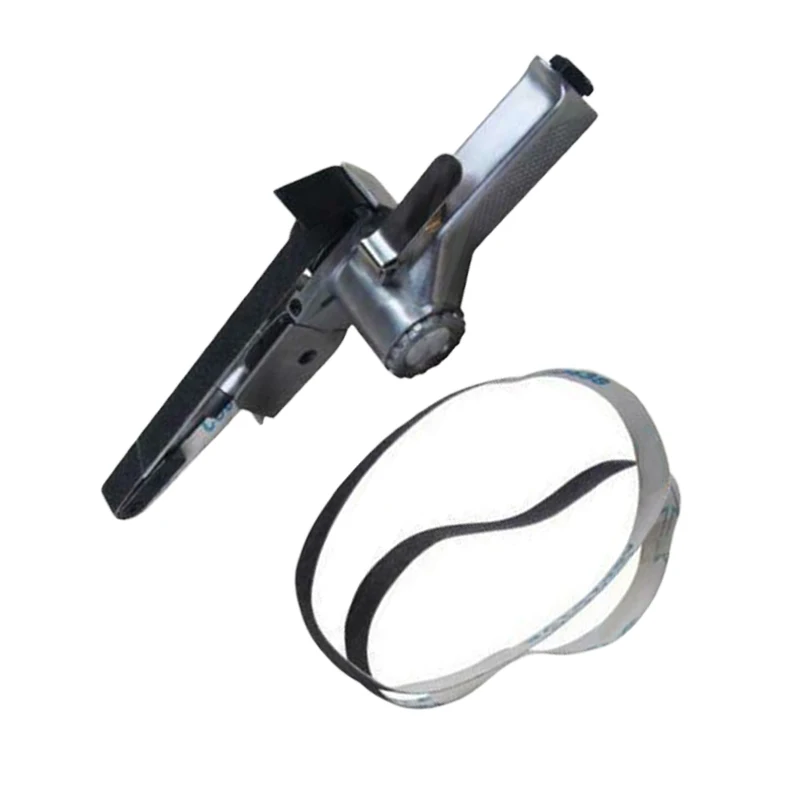 

High Quality 1pcs 20mm 1/4" BSPT Pneumatic Belt Sander + 2pcs 520*20mm Sanding Belt Hot Sales