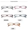Henotin Reading Glasses Spring Hinge Fashion Men Women Oval Frame Prescription Reader Eyeglasses Decorative Diopter Eyewear 3