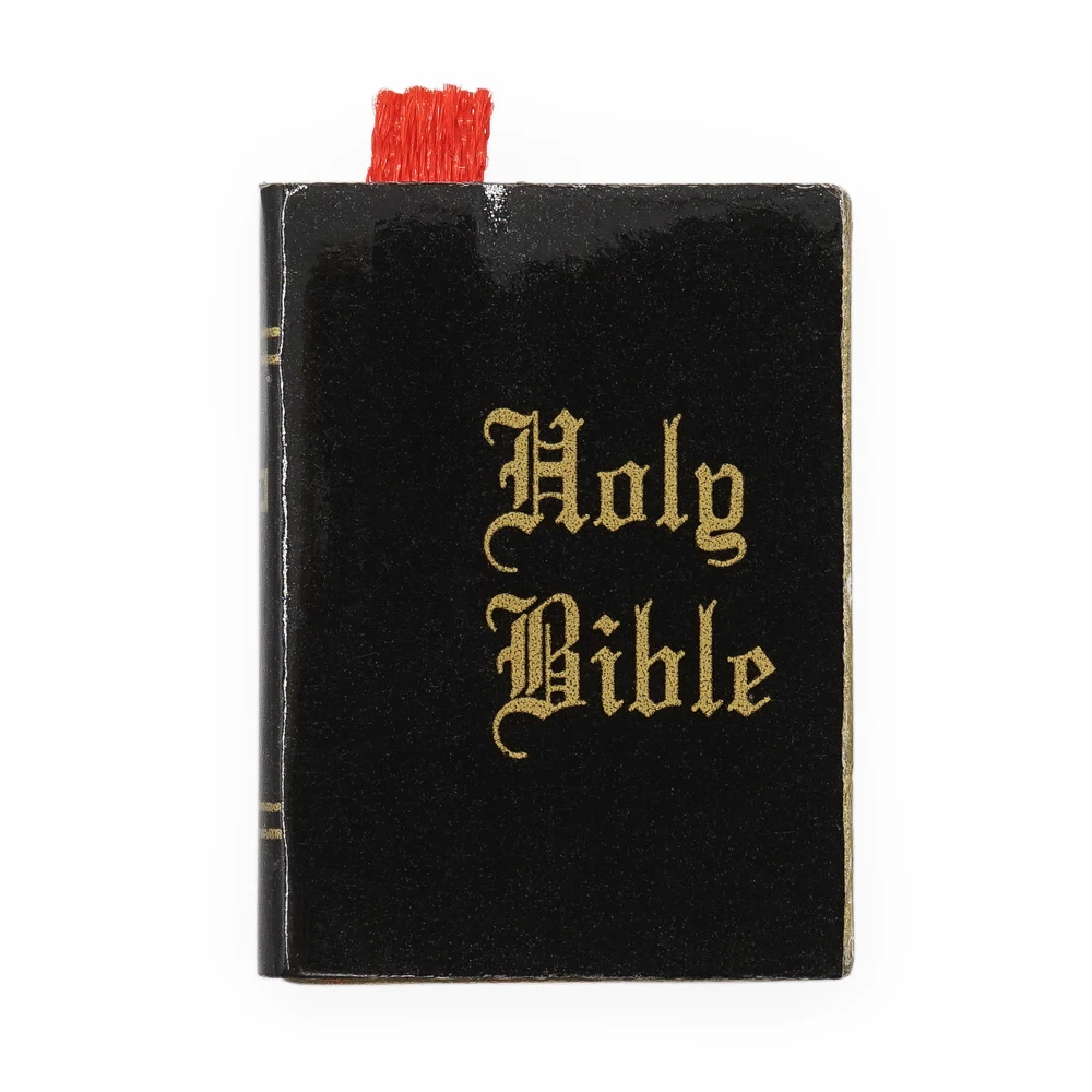 1:12 Dollhouse Miniature Black Book Bible doll house accessoriesWL 