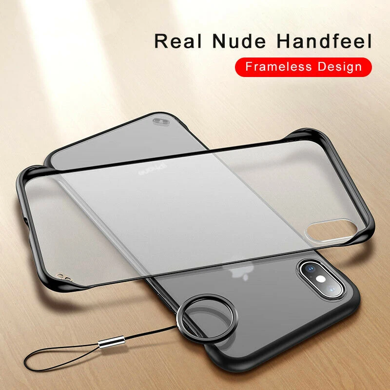 

Frameless Borderless Hard PC Phone Case for iPhone 11 Pro MAX XR 7 8 Plus X XS Ultra-thin Anti scratch Mobile Cover Funda Coque