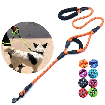 

1.5/1.8M Durable Nylon Dog Leash Running Walk 60cmCarry Grip Dog Leash Reflective Training Leash Dogs Leashe Strap Dog Belt Rope