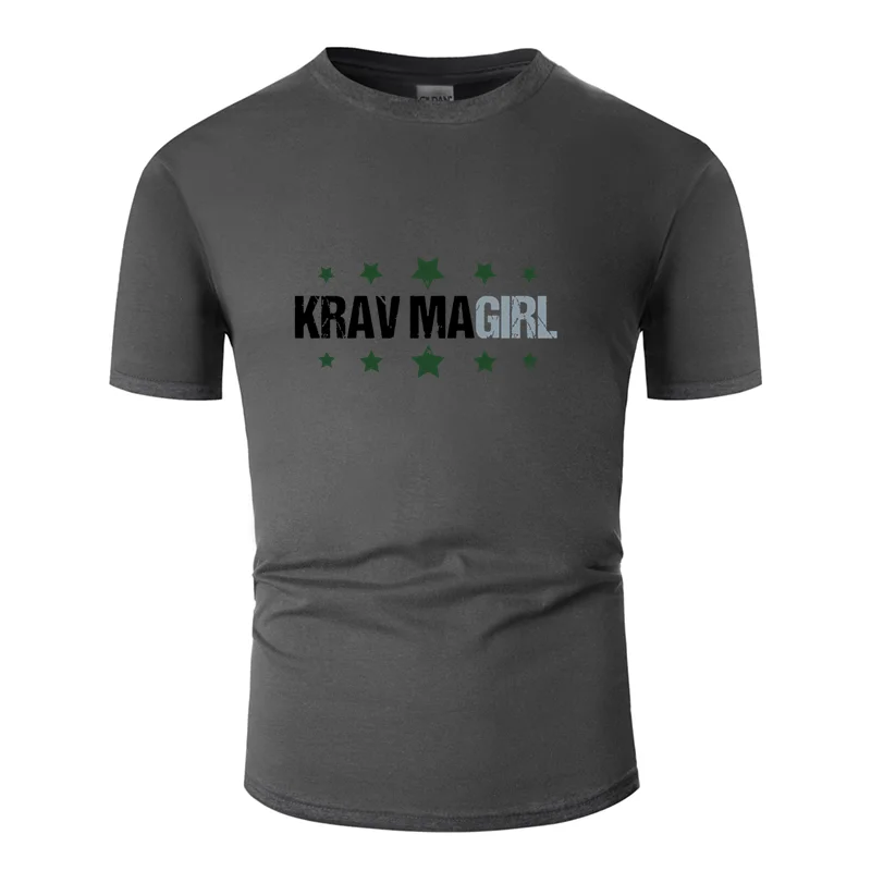 Дизайн krav maga girl krav magirl футболка для мужчин одежда с надписью Мужская футболка сумасшедшего размера плюс 3xl 4xl 5xl хип-хоп