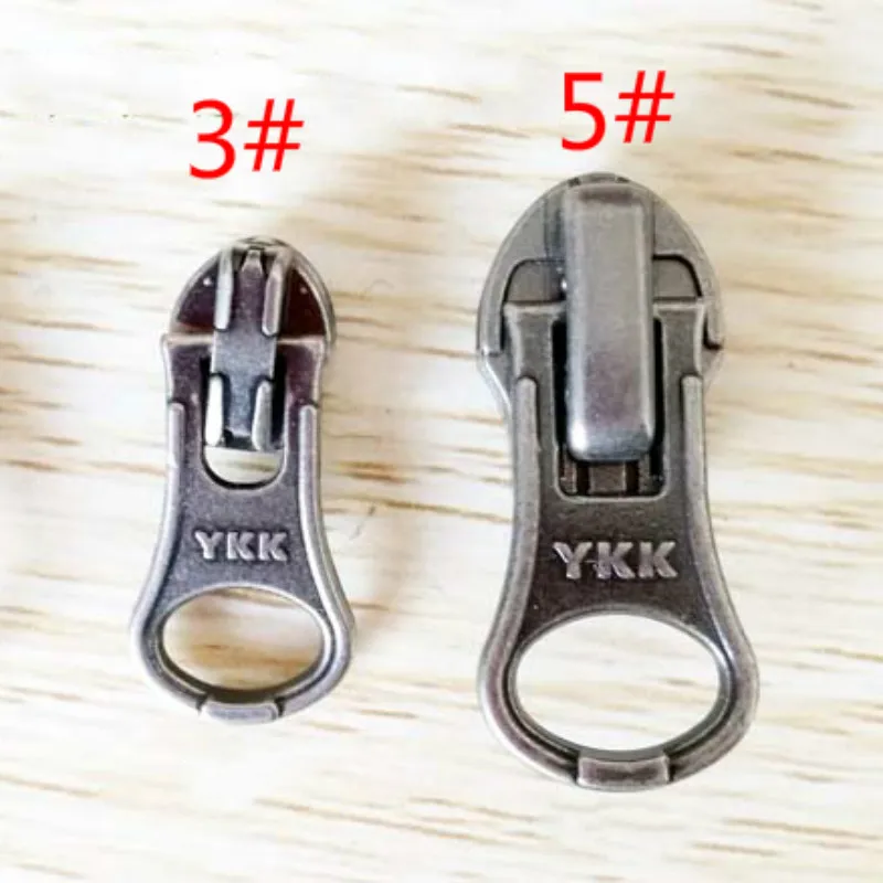 as photo 10pcs 10 шт./партия YKK металлический слайдер для нейлона/катушки водонепроницаемый молния Замена Ремонт FIX Швейные аксессуары - Цвет: as photo 10pcs