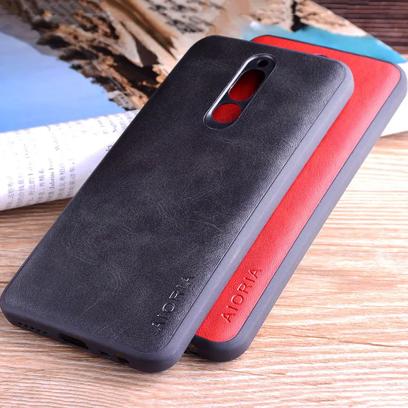 Роскошный винтажный кожаный чехол для телефона xiaomi redmi 8 Xiaomi Redmi деловая оболочка