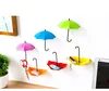 3pcs/lot Umbrella Shaped Creative Key Hanger Rack Decorative Holder Wall Hook Kitchen Organizer Bathroom Accessory ► Photo 3/6