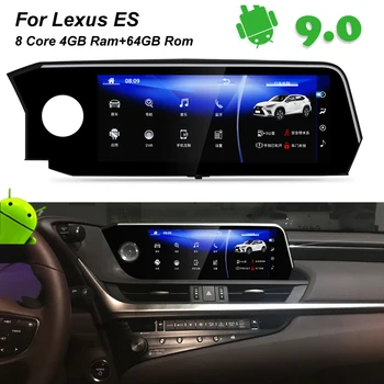 

4+64 Android 9.0 Car Radio BT Head Unit for Lexus ES300h 2019 ES200 ES250 ES260 ES350H LEXUS es300 Touch Screen GPS Navigation