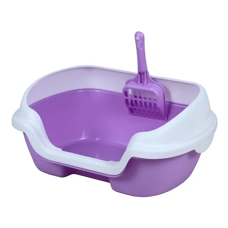 Pet Cat Toilet Semi-enclosed high fence detachable cat litter box cat toilet cleaning cat litter box training Toilet For Cats Pet Cat Toilet Semi-enclosed high fence detachable cat litter box cat toilet cleaning cat litter box training Toilet For Cats