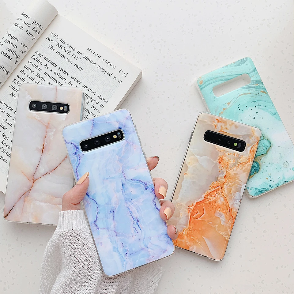 Классический Мраморный чехол LOVECOM для телефона Samsung Galaxy S20 FE A51 A50 A71 S10e S10 S9 S8 Plus Note 20