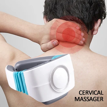 

Relieve Neck Massager Relaxation Health Pain Relief Deep Tissue Remote Control Magnetic Pulse Far Infrared Heating Vibration