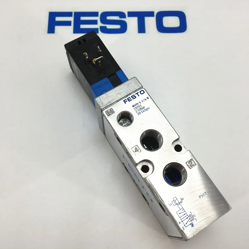 MFH-5-1/8-B DC24V DC220V без катушки MVH-5-1/4-B электромагнитный клапан festo MFH MVH серии пневматический компонент пневматические инструменты