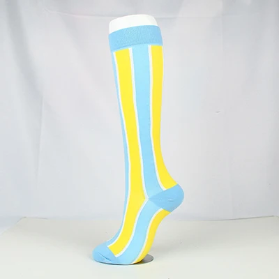 CXZD многоцветные женские длинные облегающие высокие носки, компрессионные Стрейчевые носки, для улицы, вечерние, забавные, эластичные, для кормящих телят, женские носки - Цвет: 27
