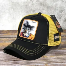 Dragon Ball Goku бейсболка s для мужчин и женщин Snapback хип-хоп летняя кепка Bone gorra hombre Регулируемая Кепка для водителя грузовика сетчатая Кепка для папы