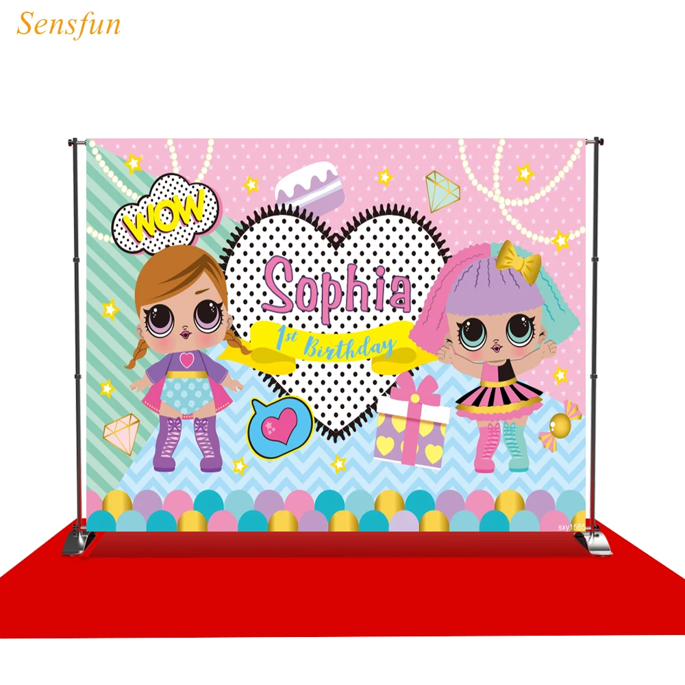 

Sensfun photography background doll popular luxurious fashion birthday background photobooth photo studio shoot prop