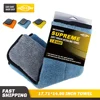 1pc 800gsm 45x38cm Microfiber Car Cleaning Cloth Super Thick Plush  Microfibre Detailing Wax Polishing Towel Car Care ► Photo 1/5