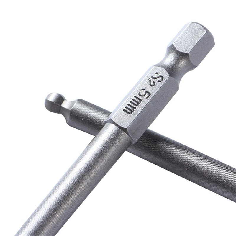5 шт. 100 мм Набор шестигранных ключей шестигранные биты для электрика шаровая Головка шестигранный ключ инструмент для ремонта набор