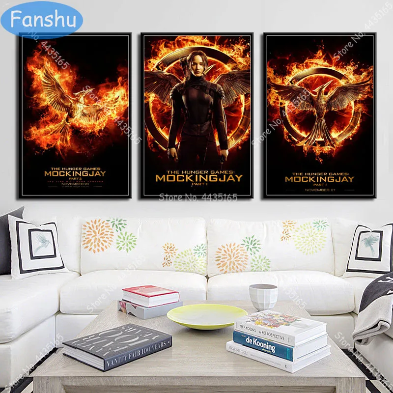 Художественный плакат Голодные игры Лидер продаж серия фильмов холст живопись
