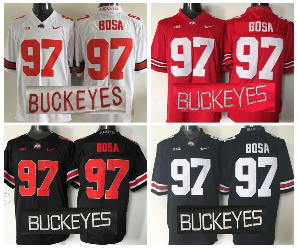 Сезон, штат Огайо Buckeyes#97 Joey Bosa 4 цвета для мужчин, Джерси