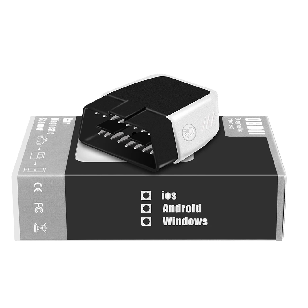 ELM327 V2.2 Bluetooth 4 0 с светодиодный подсветкой для Android/IOS OBD OBD2 автомобильный