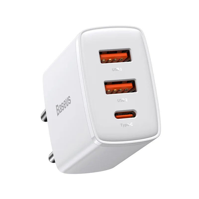 Baseus 30W Charger Type C PD Fast Charging 3 Ports USB Quick Phone Charger For iPhone Xiaomi Samsung 5v 1a usb Chargers