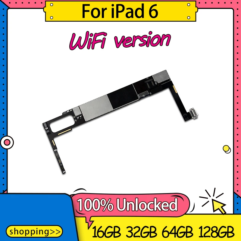 Материнская плата для iPad 6 Air 2 Wi Fi версия Заводская разблокированная Логическая