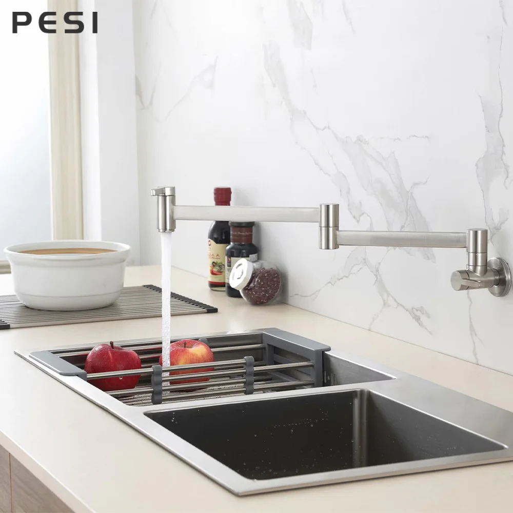 torneira pia de cozinha giratoria niquel torneira misturadora pia cozinha solido preto giratorio fixacao 02