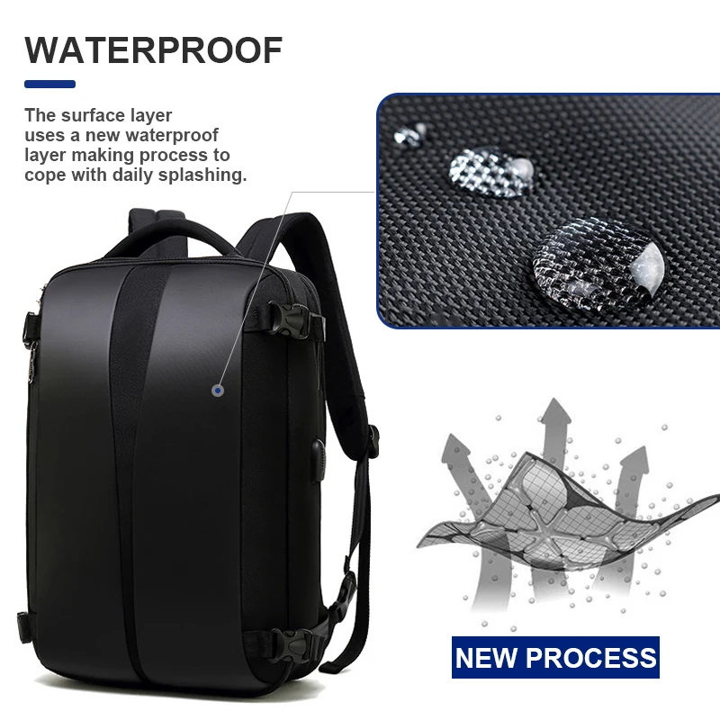 Anti Theft Backpack 17 Inch Laptop Bagpack Women Men Bags Anti-theft Back Pack USB Charger Male Bla