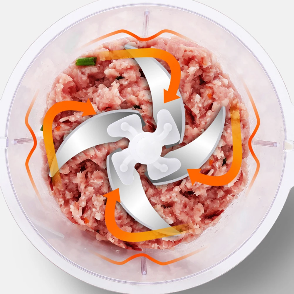 Кухонная мясорубка 2 л Электрический Многофункциональный кухонный комбайн