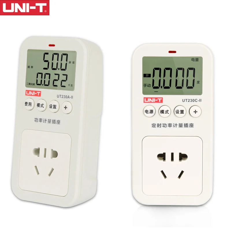 

UNI-T UT230A-II UT230C-II Multi Function Power Metering Socket Timing/Over Current Protection