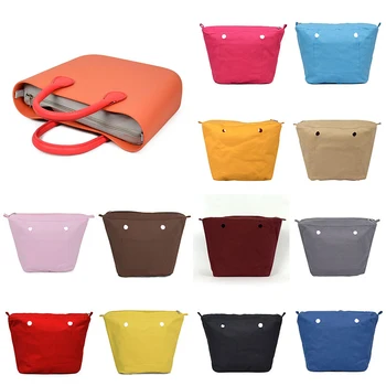 

Obag Handbag Package Accessories Inner Lining Insert Zipper Pocket for Classic Mini Obag Canvas Insert with Waterproof Coating