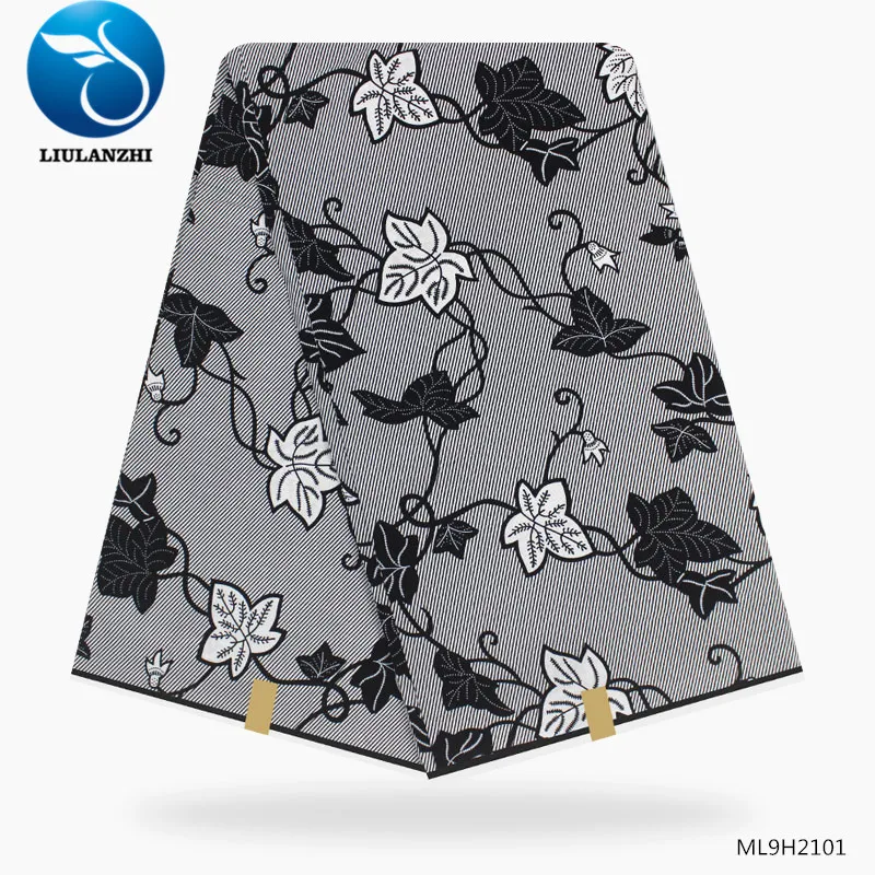 LIULANZHI Африканская Одежда Ткань 6 ярдов восковые принты Анкара ткани высокого качества хлопок африканские принты воск дизайн ML9H2100-16