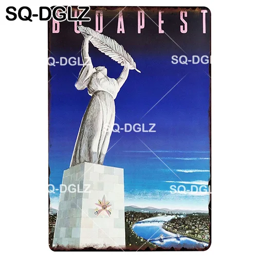 [SQ-DGLZ] австрийская городская табличка, металлическая вывеска, винтажная Жестяная Табличка для домашнего декора, Настенная Наклейка для паба, кафе, украшение, постер - Цвет: 1511