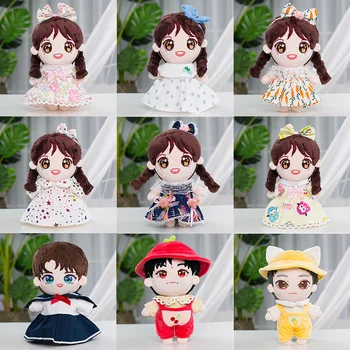 Doll Clothes for 20cm Idol Dolls Baby Doll Lovely Outfit Skirt Stuffed Toy for Korea Star Kpop EXO Dolls Accessories 1