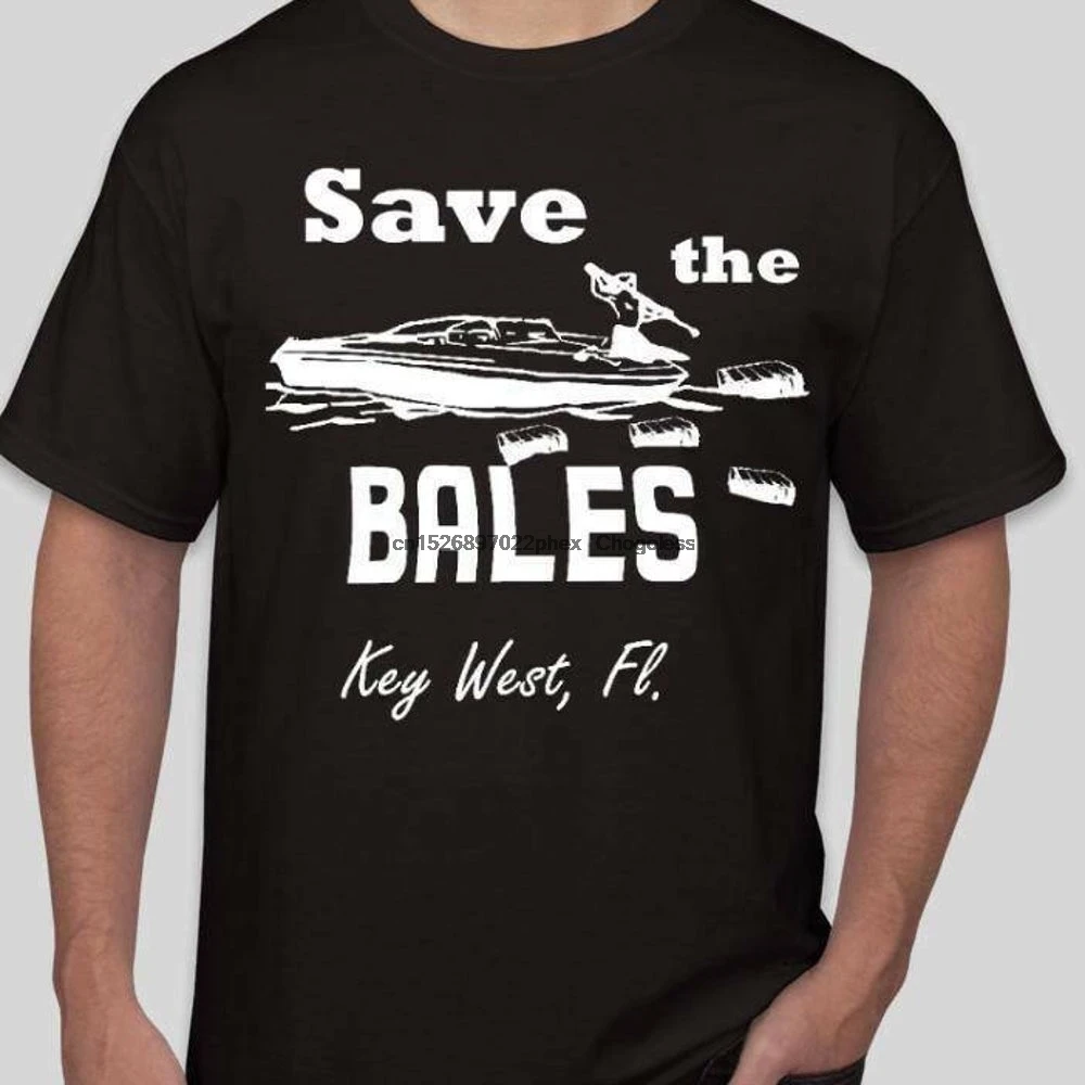 Key West Florida Save The Bales Keys Big Pine Key T Shirt Tee Unisex