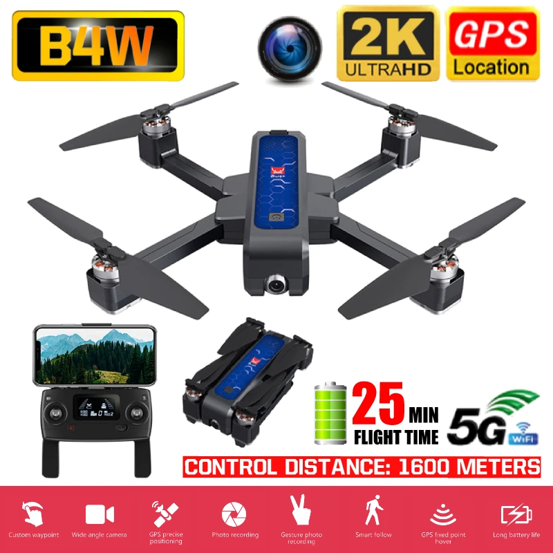 MJX Bugs 4 W B4W Дрон gps 2K HD камера 5G wifi FPV Бесщеточный мотор складной селфи дроны Профессиональный 25 минут RC Квадрокоптер