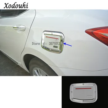 

For Toyota Corolla Altis 2014 2015 2016 car body Styling Gas/Fuel/Oil tank Cover Cap stick lamp frame trim moulding hoods 1pcs