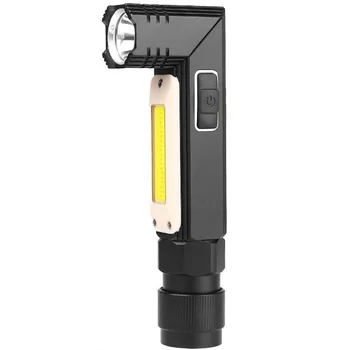 

10000Lm Led Flashlight Ultra Bright Waterproof Cob Light Usb Rechargeable Torch Tail Magnet Work Light 90 Degrees Rotate