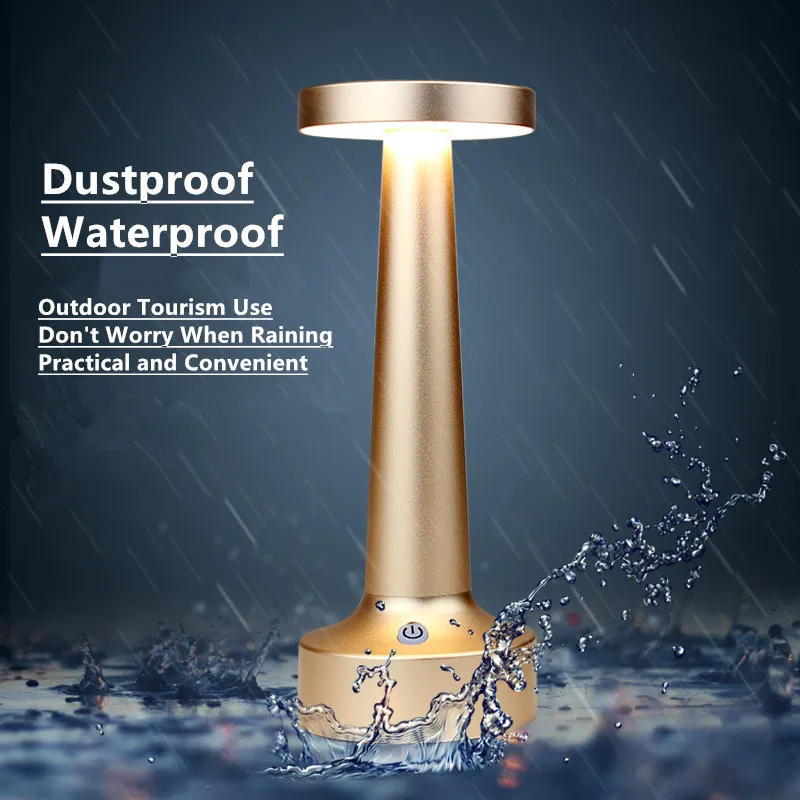 

LED Table Lamp Modern Restaurant Dinner Light USB Rechargeable Creative Lighting Decor for Study Bar Hotel Dinning Room