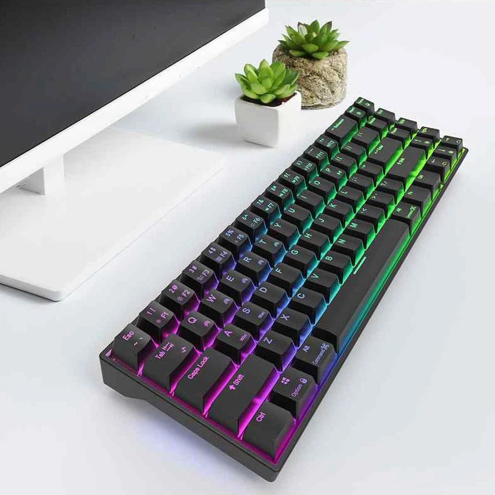 RK71 Mechanical Keyboard RGB Backlit 71 Keys Small