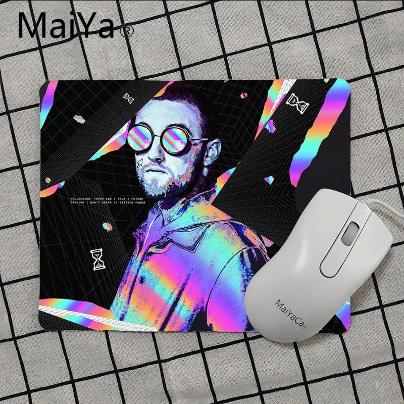 No Lock Edge25x29cm Maiya высокое качество Rapper MacMiller индивидуальные коврики для мыши компьютерный Аниме Коврик для мыши и ноутбука игровой коврик мышь - Цвет: No Lock Edge25x29cm