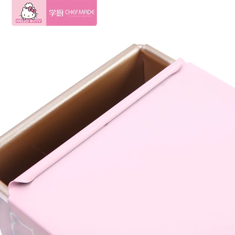 Hello kitty домашняя с крышкой антипригарная коробка для тостов 250 г Форма для выпекания тостов экологичная
