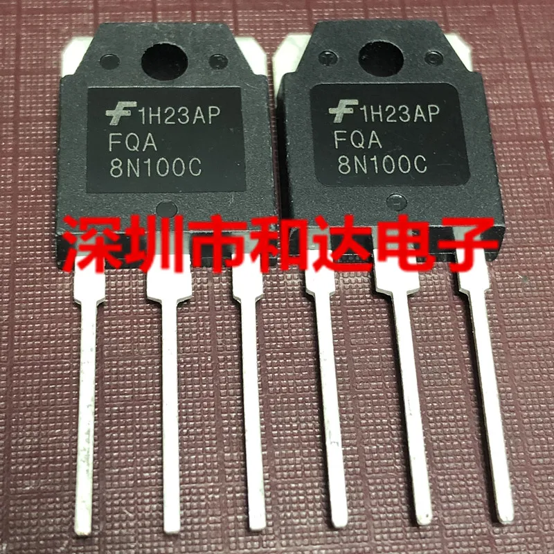 

Original 2pcs/ FQA8N100C TO-3P 8A 100V