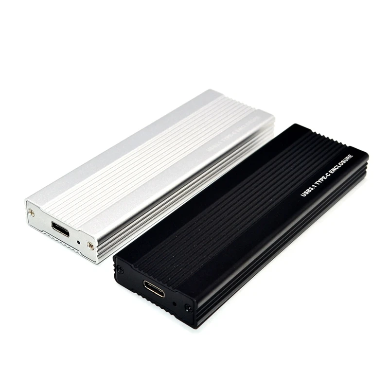 Чехол для жесткого диска NVME M.2, полностью алюминиевый корпус для жесткого диска USB3.1 TYPE C To NVME, чехол для мобильного жесткого диска RTL9210 M.2 SSD