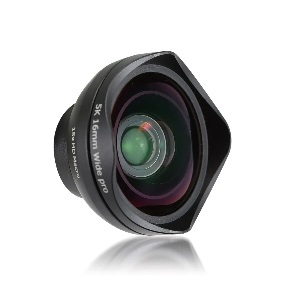 Черный Набор профессиональных объективов 0.45X Широкоугольный объектив с чехол для путешествий LFX-ING - Цвет: Черный