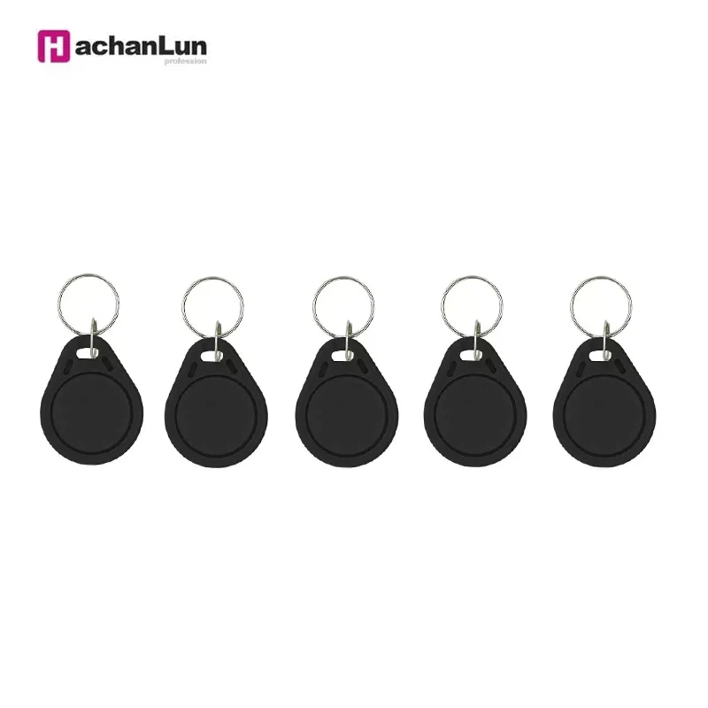 Tarjeta de acceso de etiqueta EM4305 T5577, llavero de escritura repetida, etiqueta RFID de 125KHZ, etiqueta adhesiva de tarjeta de Control de acceso, 5 uds.