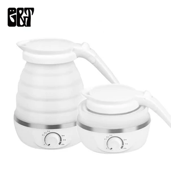 

Foldable 0.7L Electric Kettle Silicone Safety Mini Portable Travel Camping Water Boiler Heating Heater Home Electric Appliances
