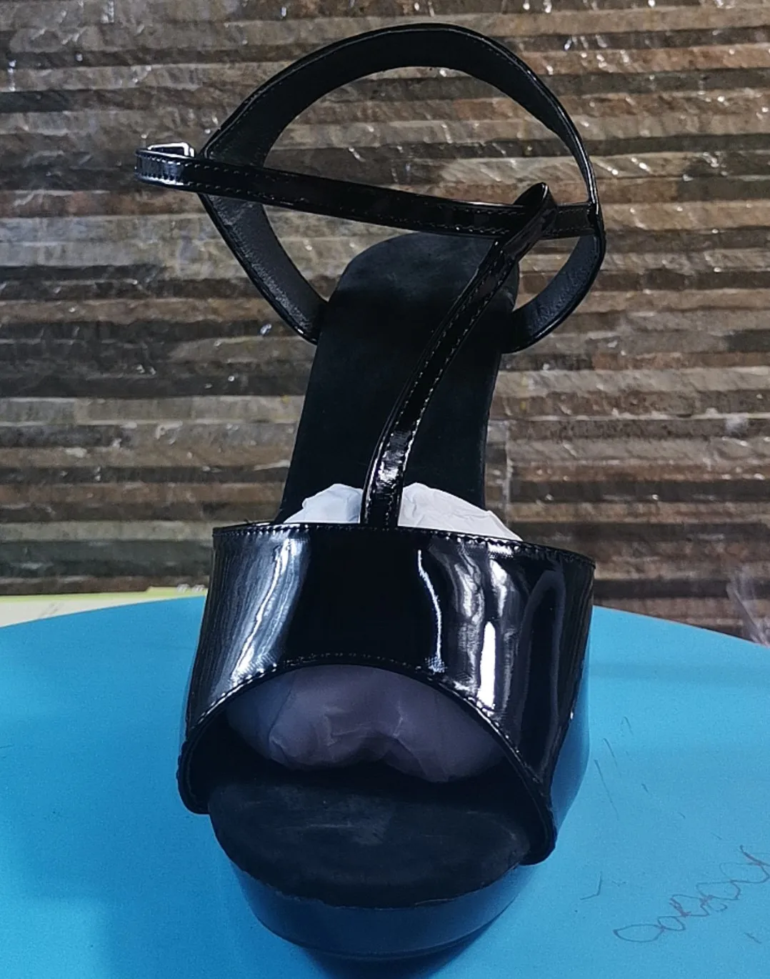 T-strap, sexy 5-inch heels for women, 13cm sandals, model nightclub pole dancing show, dancing shoes