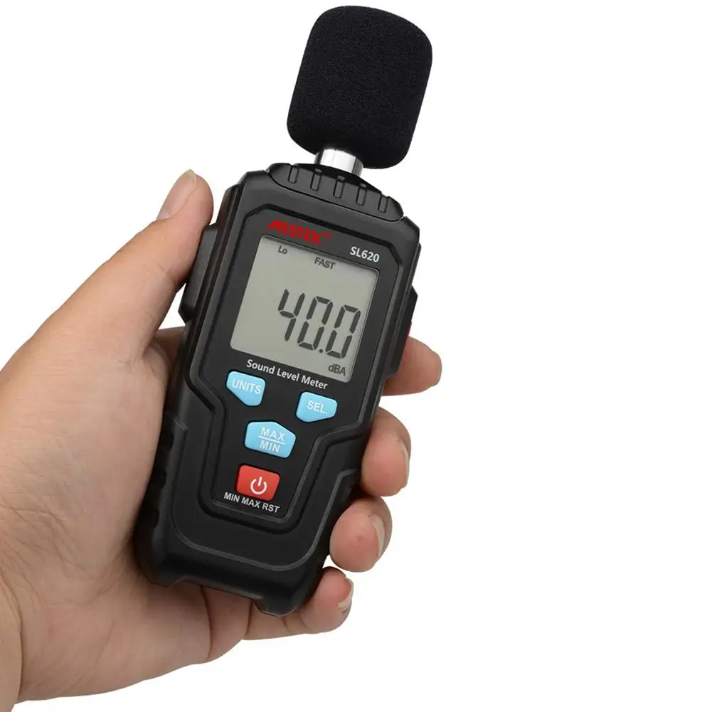 MESTEK измеритель уровня звука измеритель уровня регистратор 30-135dB Шум измерения уровня звука детектор, для диагностики инструмент SL620