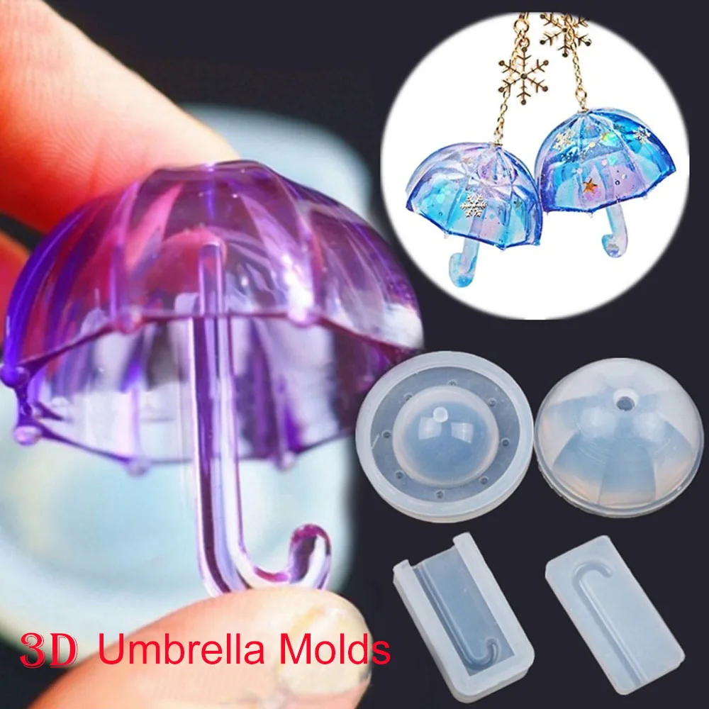 Силиконовая форма 3D для зонта и эпоксидной смолы сделай сам изготовление